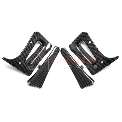 C8 Corvette Z06 & E-Ray 2022-2027 Extended Splash Guards | 4pcs Real Carbon Fiber Mud Flaps Set