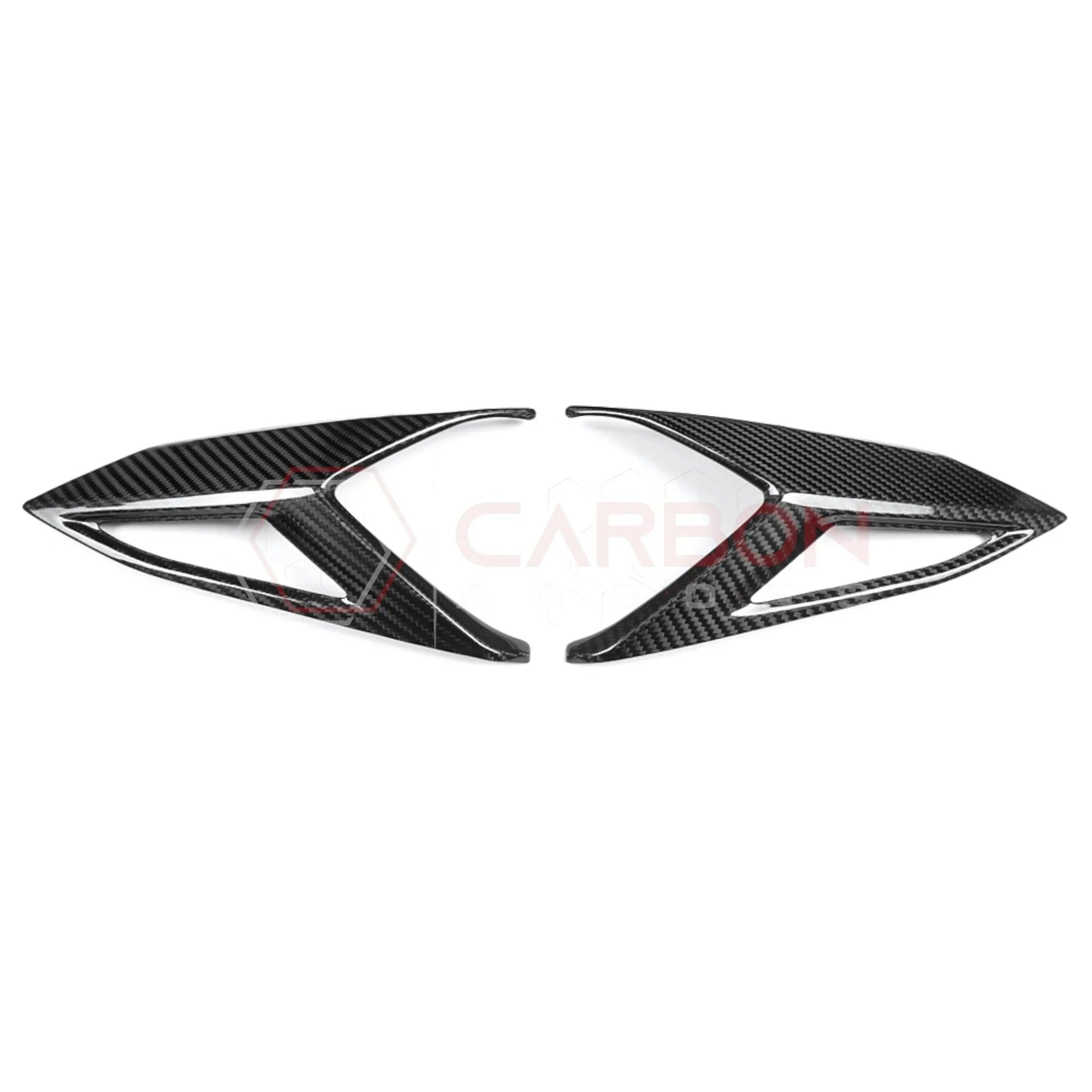 C8 Corvette Rear Taillight Side Lamp Frame Cover – Real Dry Carbon Fiber (2020–2026 Stingray, Z51, Z06, ZR1, HTC & Coupe)