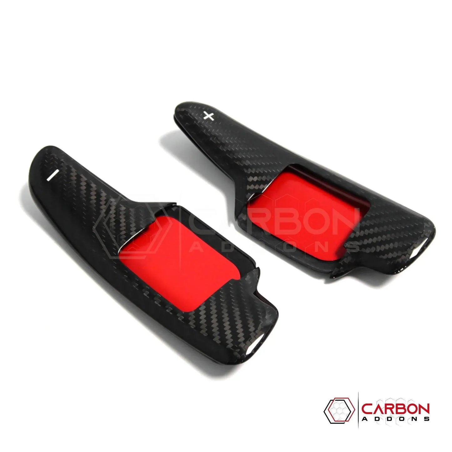 C8 Corvette Real Carbon Fiber Paddle Shifter Covers | Interior Upgrade (2020–2026)