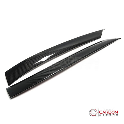 C8 Corvette Carbon Fiber A-Pillar Exterior Covers