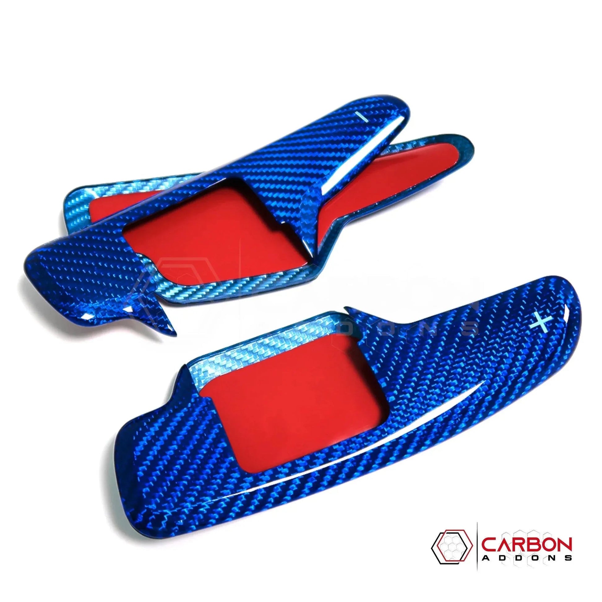 C8 Corvette Real Carbon Fiber Paddle Shifter Covers | Interior Upgrade (2020–2026)