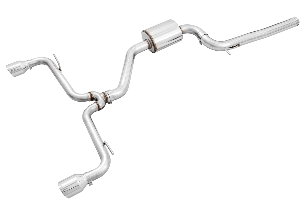 AWE Tuning AWE Track Edition Exhaust for VW MK7.5 GTI - Chrome Silver Tips - AWE Tuning