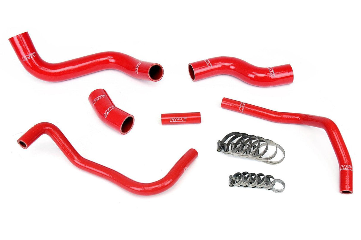 HPS Red Reinforced Silicone Radiator Heater Hose Kit for Toyota 17-20 86 - HPS Performance