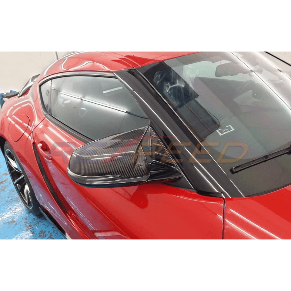 Supra GR 2020+ Carbon Fiber Mirror Cap Full Replacements - Rexpeed