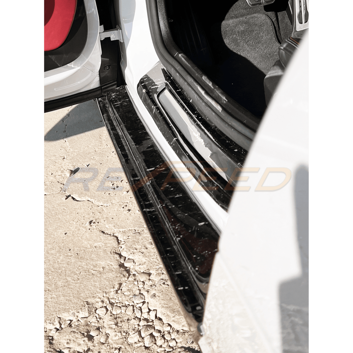 Supra GR 2020+ Carbon Fiber/Forged CF Door Sill Plate - Rexpeed