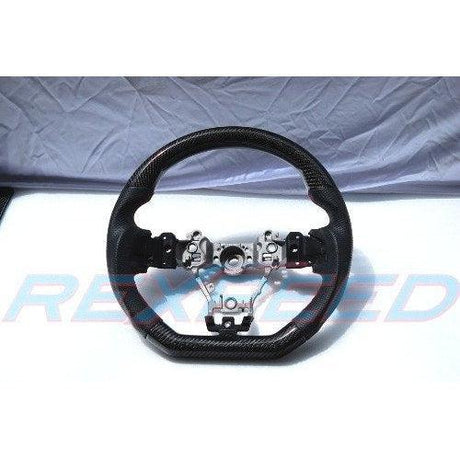 VAB WRX / STI Carbon Fiber & Leather Steering Wheel - Rexpeed