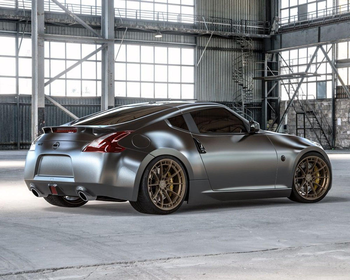 VR Forged D03-R Wheel Package Nissan 370Z 350Z 19x9.5 19x10.5 Satin Bronze - VR Forged